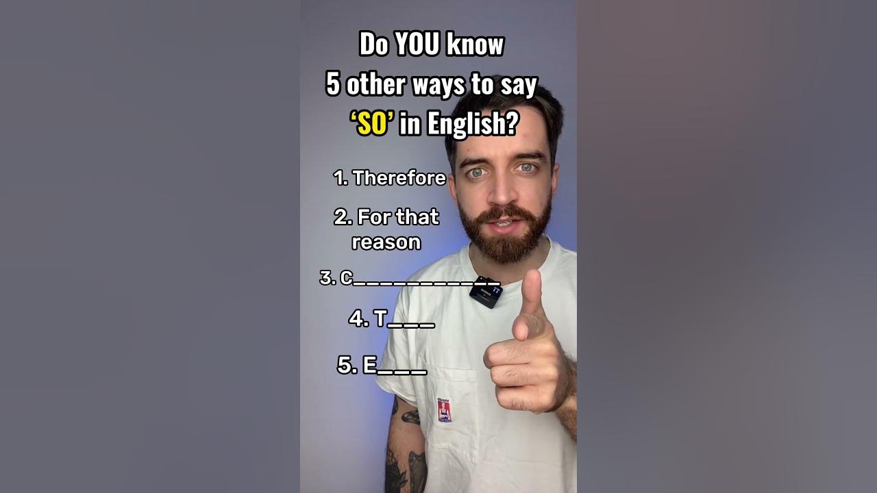 do-you-know-5-other-ways-to-say-so-in-english-youtube