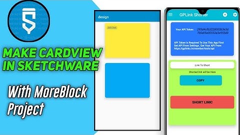 How to Make Cardviews With Shadow in sketchware cool design