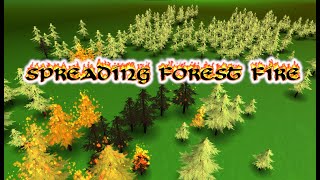Envision3D   Demo of forest fire spread setup