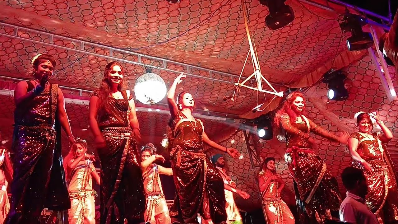 तमाशा झलक😍सर्व साँग पावरी😎जबरदस्त डान्स😎सोमनाथ भाऊ नगरदेवळेकर तमाशा 2025