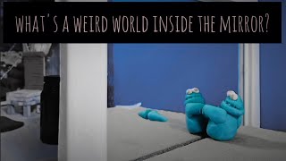 Inside the mirror😈🪞 / stopmotion animation