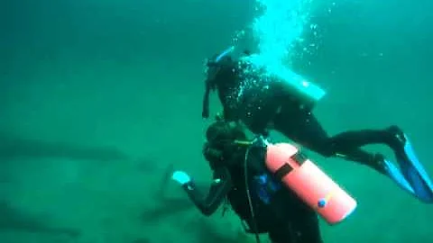 Dive on Tex Edward Barge 10 06 2012