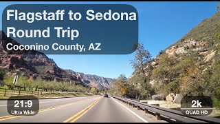 Flagstaff to Sedona Round Trip 21 9 Aspect Ratio 2k Q Resolution