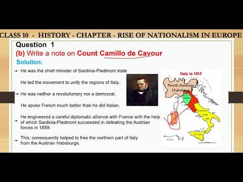 Video: Ano ang ginawa ni Count Camillo di Cavour?