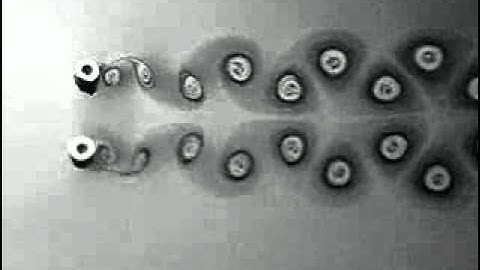 Cylinder two vortex flow