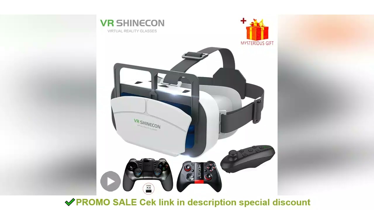 Virtual Reality VR Glasses Headset Viar Devices 3D Helmet Lenses Smart Goggles For Phone Smartphones