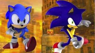 Sonic Generations Crisis City Classic & Modern Mashup!