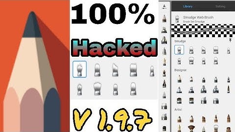HOW TO HACK AUTODESK SKETCHBOOK ALL SMUDGES AND BRUSH UNLOCK WITHOUT PAID EASY FOR BIGGNERS WATCH