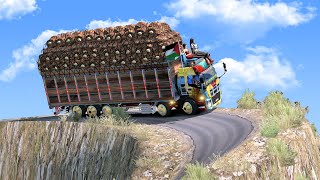 Extreme and dangerous cargo truck driving | Euro Truck Simulator 2