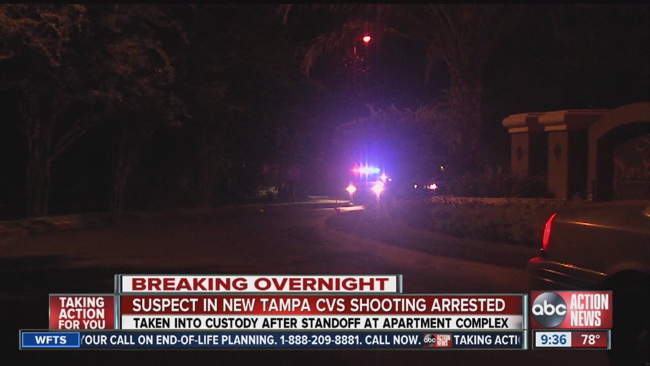 Standoff leads to arrest after armed robbery of New Tampa CVS pharmacy ...