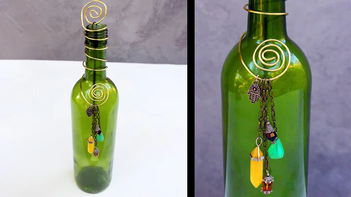 DIY Wine Bottle Incense Burner