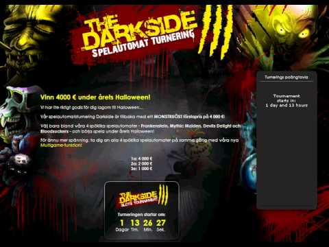 Darkside spelautomat turnering