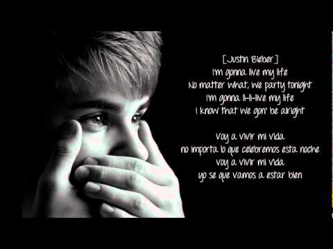 Live My Life (Party Rock Remix) ft. Justin Bieber & Redfoo lyrics (english - spanish)
