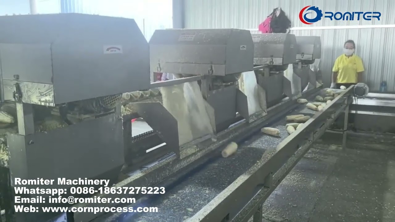 Automatic Vision Checking Corn Cutting Grading Machine