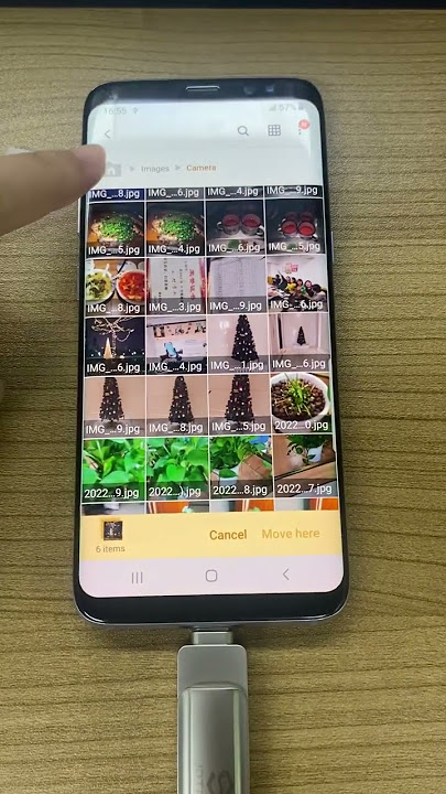 How to copy or move photos from  Android phone drive to USB flash drive