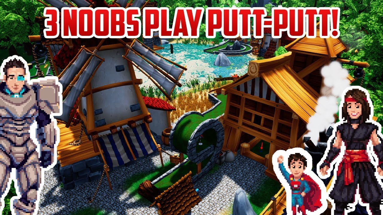 3 NOOBS PLAY MINI GOLF! Golf It Gameplay