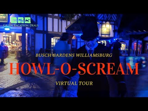 Howl-O-Scream Busch Gardens Williamsburg 2019 Virtual Tour