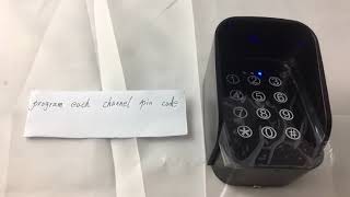 wireless keypad setting