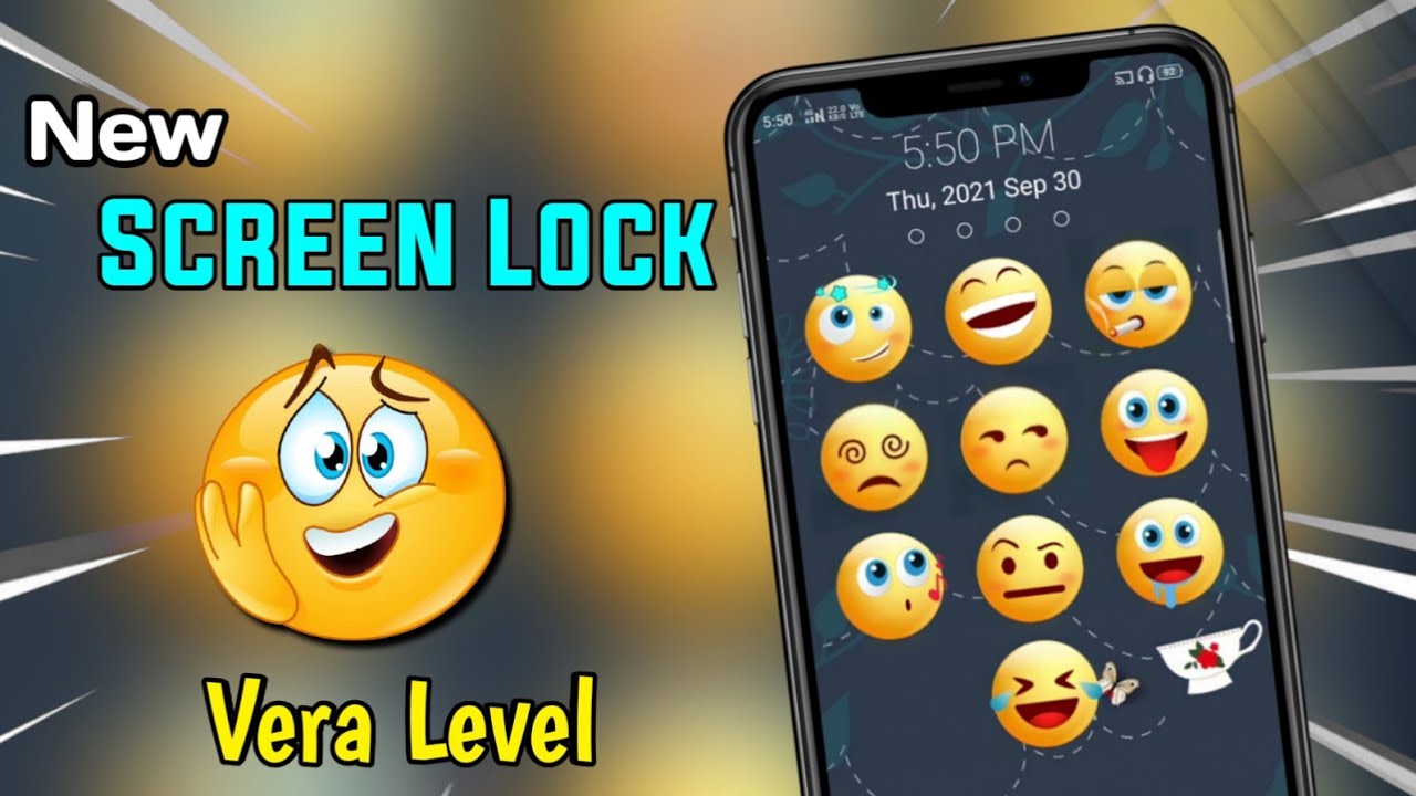 Emoji screen lock 🤩 | brain of tech
