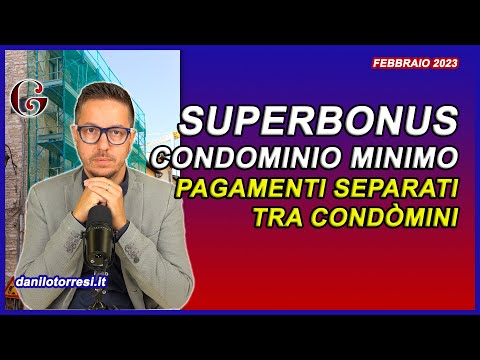 SUPERBONUS condominio minimo