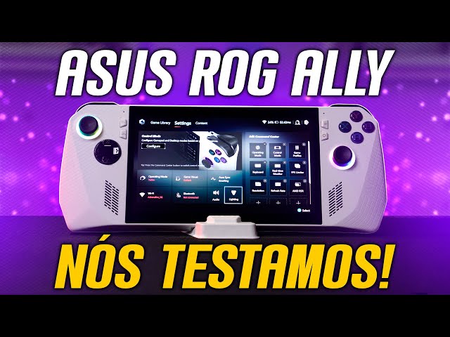 Console Portátil Rog Ally Amd Z1 Extreme 512 Gb Ssd 16 Gb Ram Tela