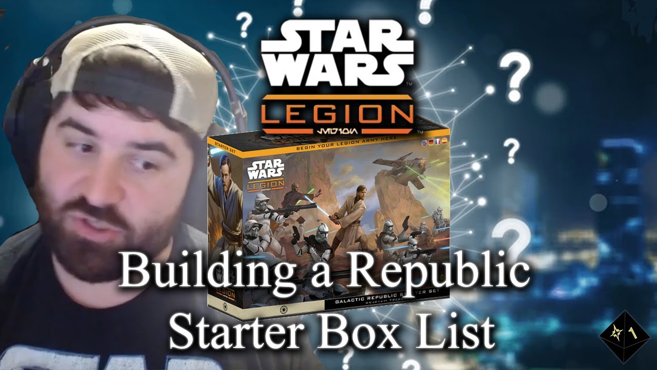 Стартовый набор Star Wars Legion GAR: составление списка предметов.