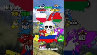Does Your Country Recognize Satanism As A Religion? 🤔🌎 #europe #mapping #countryballs #shorts