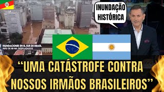Tv Argentina Repercute A Tragédia No Rio Grande Do Sul #Brasil