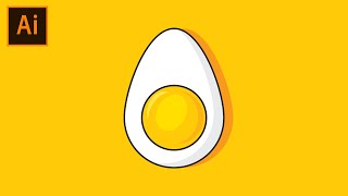 How to Create Egg Digital Illustration - Adobe Illustrator Tutorial