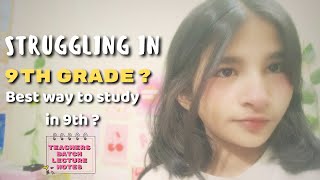 Study Tips and Strategy for 9th 💗| STRUGGLING IN 9TH GRADE ?| Platform I chose in my 9th ?|