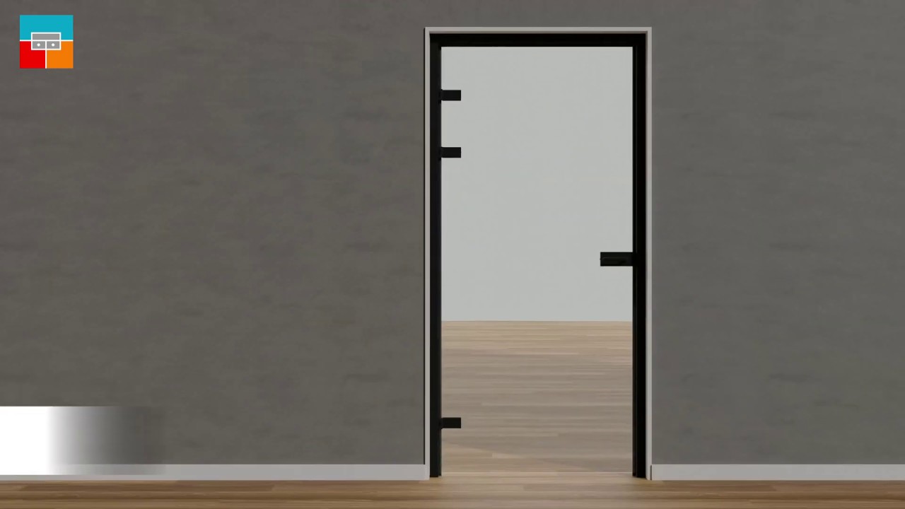 Hoe monteer je een deurkader voor een glazen deur?