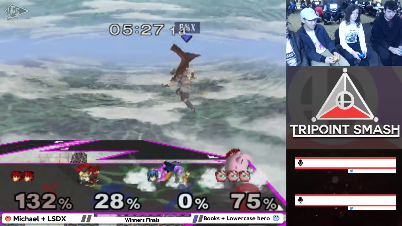 Tripoint Smash 44 Doubles - Winners Semifinals - Michael + LSDX (Red) Vs Books + Lowercase hero - YouTube