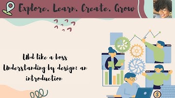 Understanding by design: an introduction (Ubd like a Boss!)