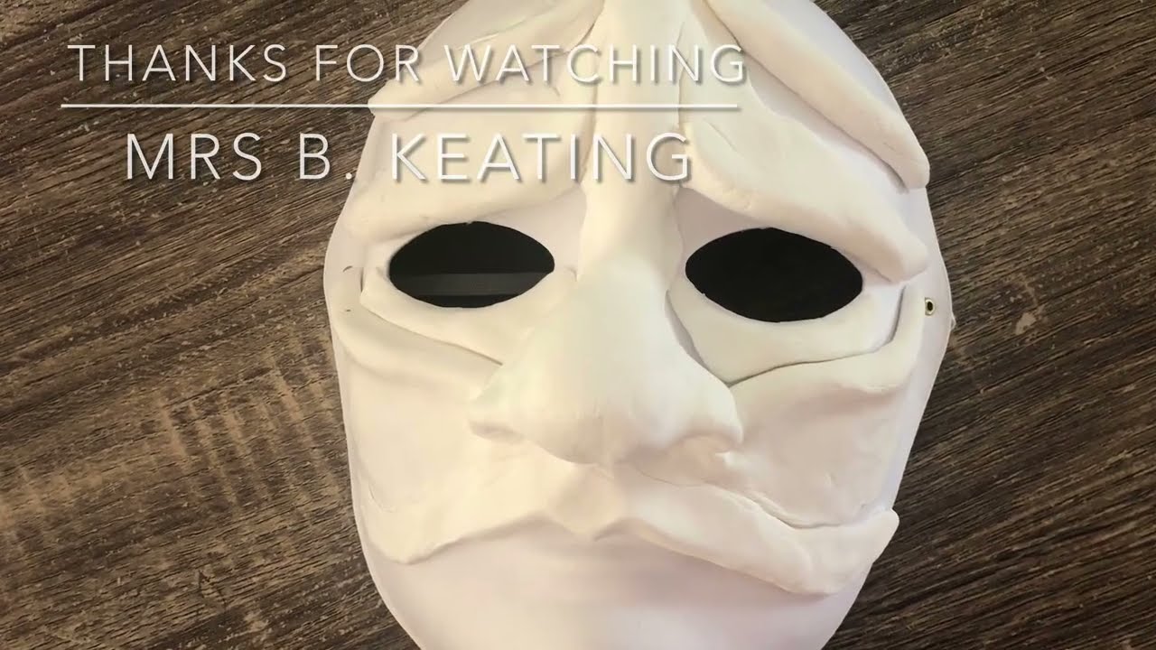 Commedia dell'Arte mask making Brighella