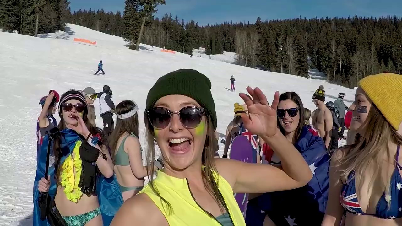 The Annual Australia Day BIKINI Run At SilverStar YouTube