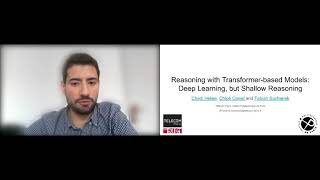 AKBC 2021: Paper: Reasoning with Transformer-based Models: Deep Learning, but Shallow Reasoning