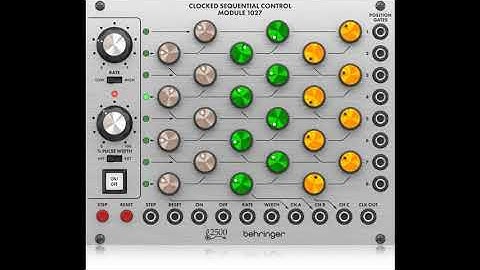 Behringer announces Clocked Sequential Control Module 1027