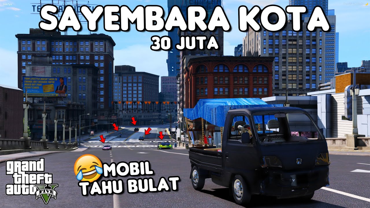 SAYEMBARA KOTA 30 JUTA PAKE MOBIL TAHU BULAT - GTA 5 ROLEPLAY - YouTube