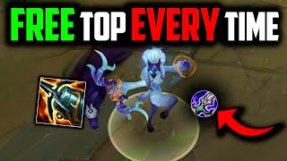 Kindred Top is BEST... (Best Build/Runes) How to Kindred Top & Carry Season 14  League of Legends