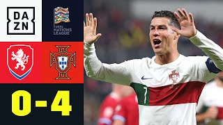 Portugal schießt Tschechien ab: Tschechien - Portugal 0:4 | Nations League | DAZN Highlights