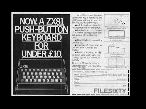 ZX 81 - Filesixty keyboard, Composite mod, Cooling & DC