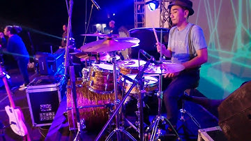 Gocay Steven and Coconutreez Drum Cam   Enggan Live Kediri
