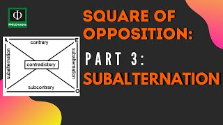 Square of Opposition (Part 3): Subalternation
