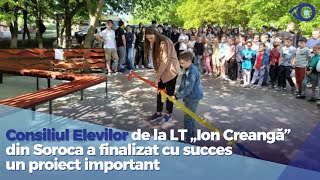 Consiliul Elevilor de la Liceul Teoretic „Ion Creangă” a finalizat cu succes un proiect important