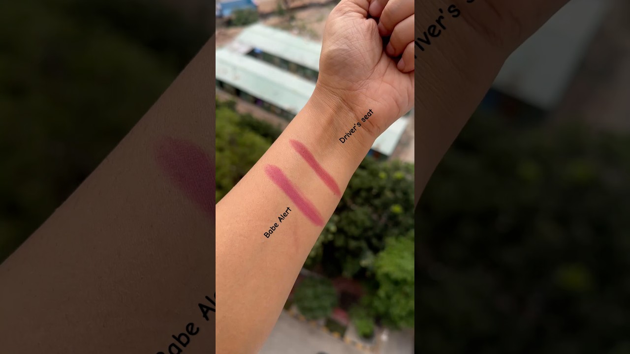 driver’s seat & Babe smashbox lipstick alert 