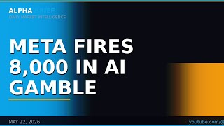 Meta Fires 8,000 in Massive AI Gamble — Markets React #Shorts