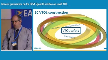 General presentation on the EASA Special Condition on small VTOL  - Rotorcraft & VTOL Symposium 2019