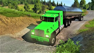 Car vs huge Potholes #9 | Beamng drive | GAMER KEY screenshot 3