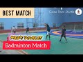 |Match#4| Men's Doubles Badminton 🏸🔥#game #match #badminton #sports #video #shuttle #rally #smash