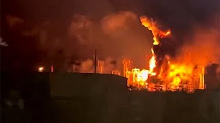 RUSSIA UNDER HEAVY ATTACK, 66 UKRAINIAN DRONES BURNED SEVERAL OIL REFINERIES AND AIRFIELD || 2024